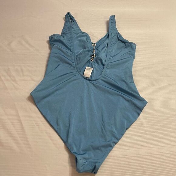 Banana Moon Blue One Piece Swimsuit Bathing Suit Plus Size XXL - Picture 6 of 6